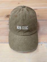 Load image into Gallery viewer, “Non-Toxic” Embroidered Vintage Wash Trucker Hat