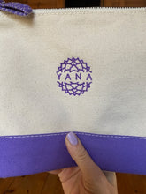 Load image into Gallery viewer, Embroidered Canvas Cosmetic Pouch