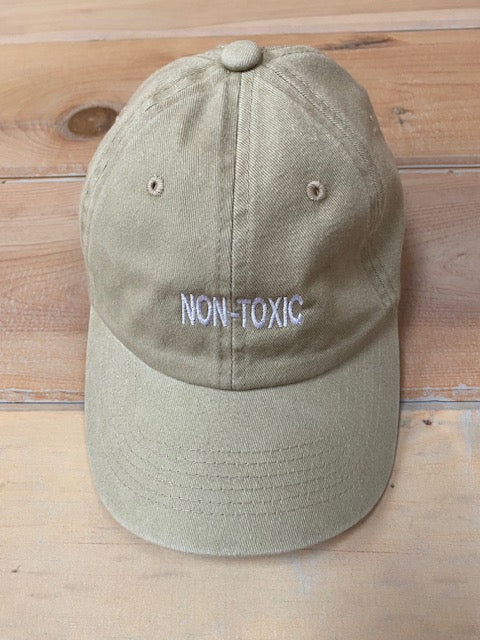 “Non-Toxic” Embroidered Vintage Wash Trucker Hat