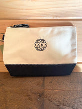Load image into Gallery viewer, Embroidered Canvas Cosmetic Pouch

